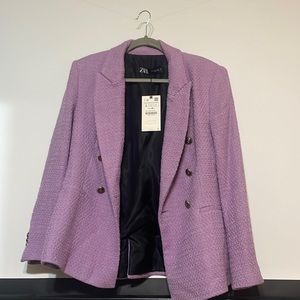Zara lilac blazer